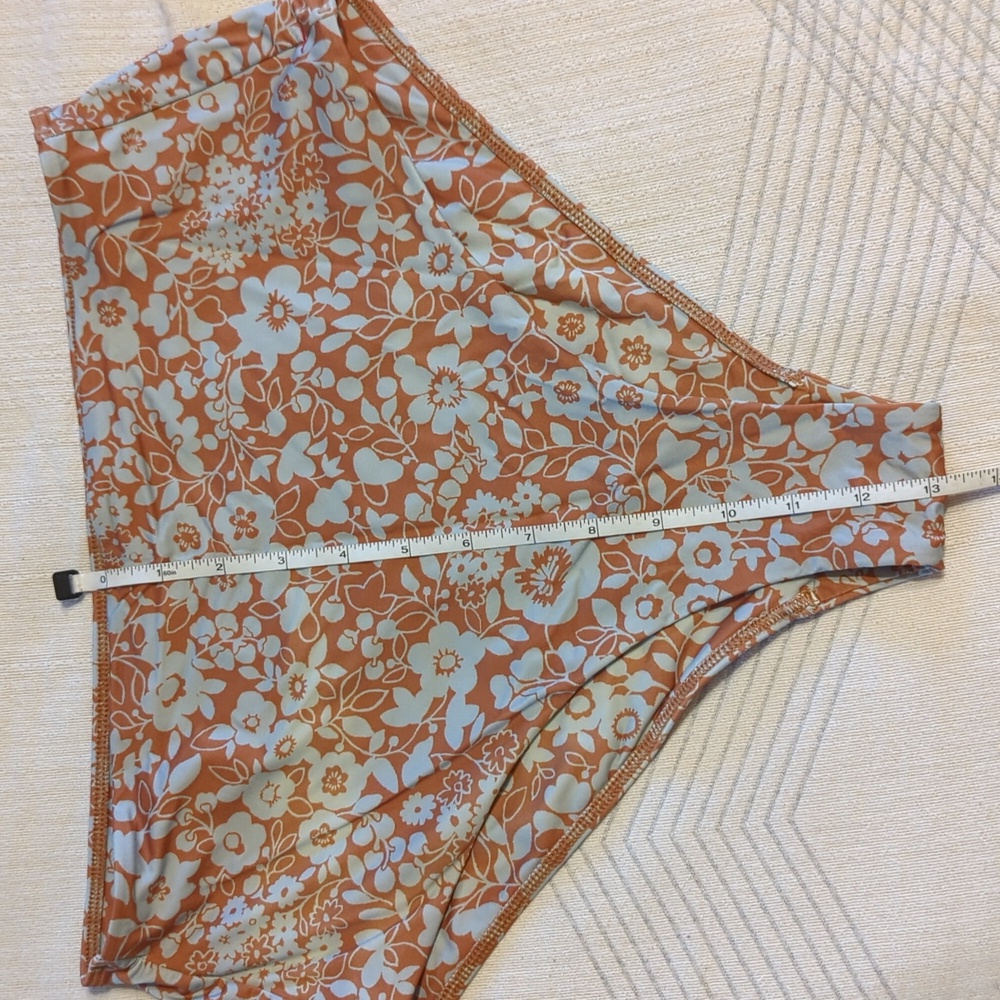 EVERLANE Floral High-Waisted Bikini Bottom - LG - Picture 5 of 5